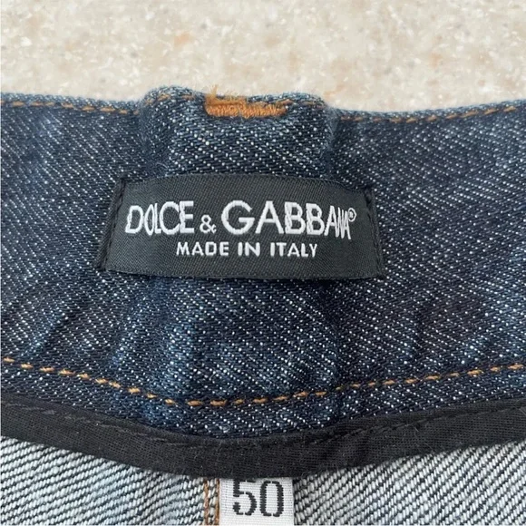 Dolce & Gabbana Women’s Dark Blue Slim Straight Jeans - Picture 4 of 6